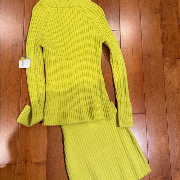 NWT FREE PEOPLE Eliza Mini Skirt Sweater Set SZ S - Picture 8 of 8